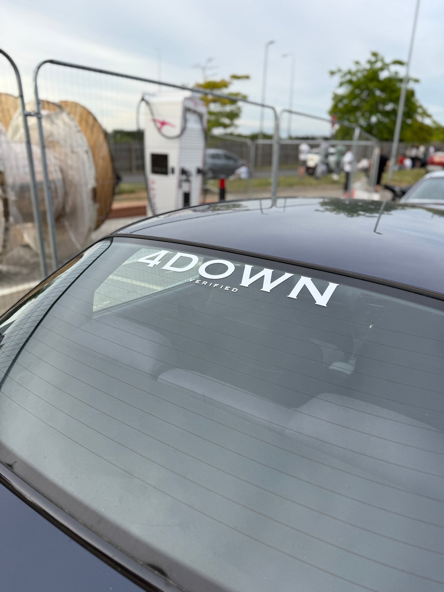 4DOWN Verified Window Banner Sticker