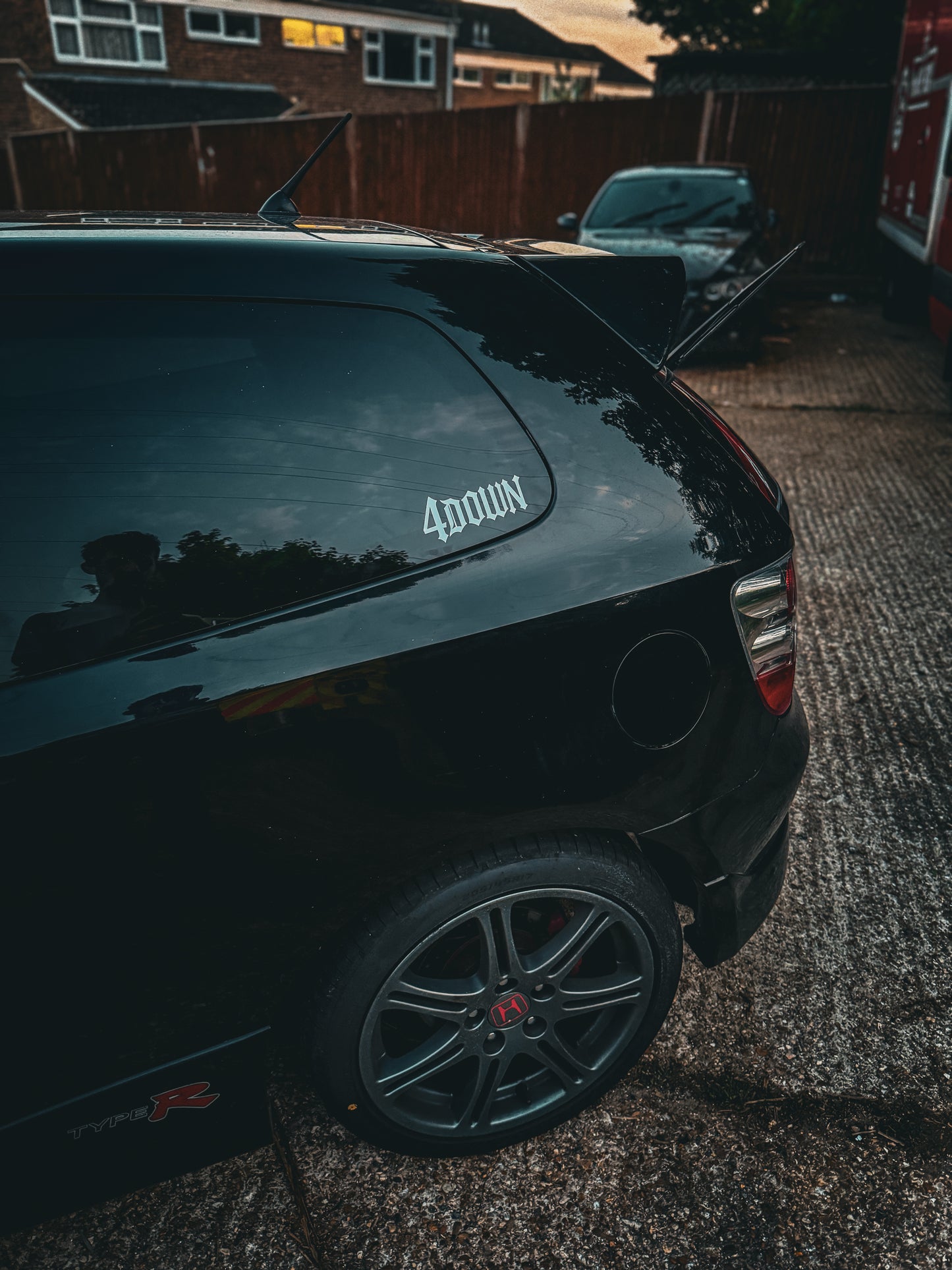 4DOWN Gothic Sticker