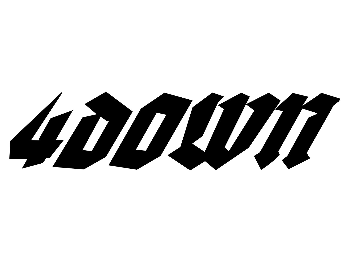 4DOWN Thrash Windscreen Banner