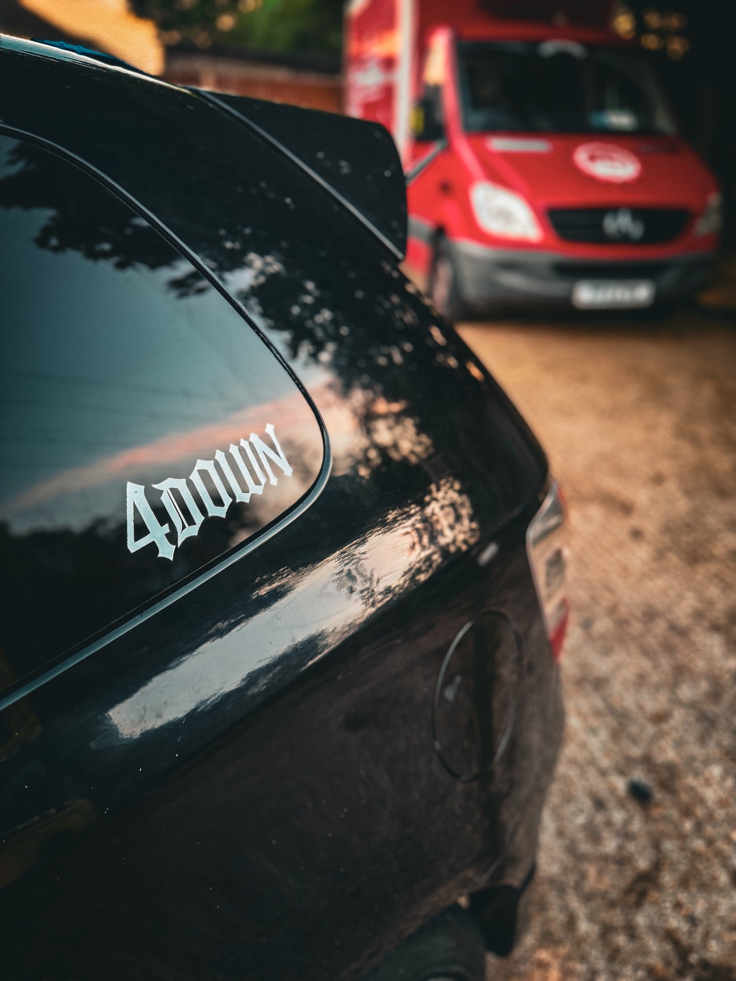 4DOWN Gothic Sticker